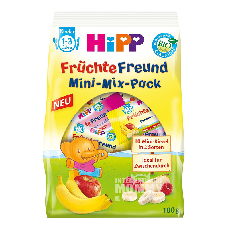 HiPP 독일어린이미니혼합과일스트립 * 6 해외버전