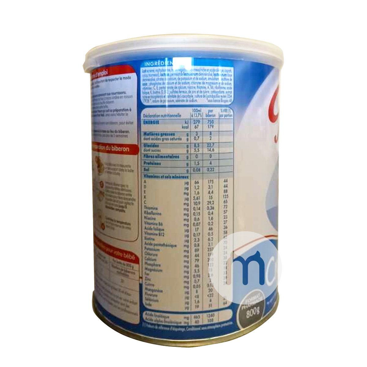 Guigoz 프랑스분유는분유 800g * 6 캔해외버전,3 단계로자랍니다.