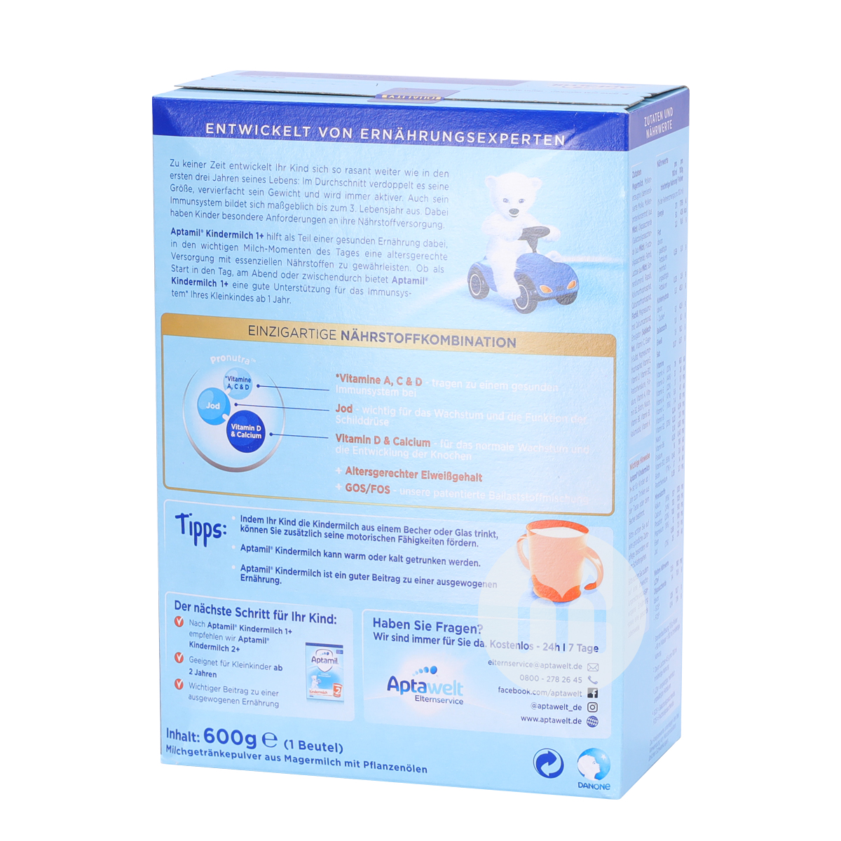 Aptamil 독일분유 1 세이상 * 상자 4 개해외버전