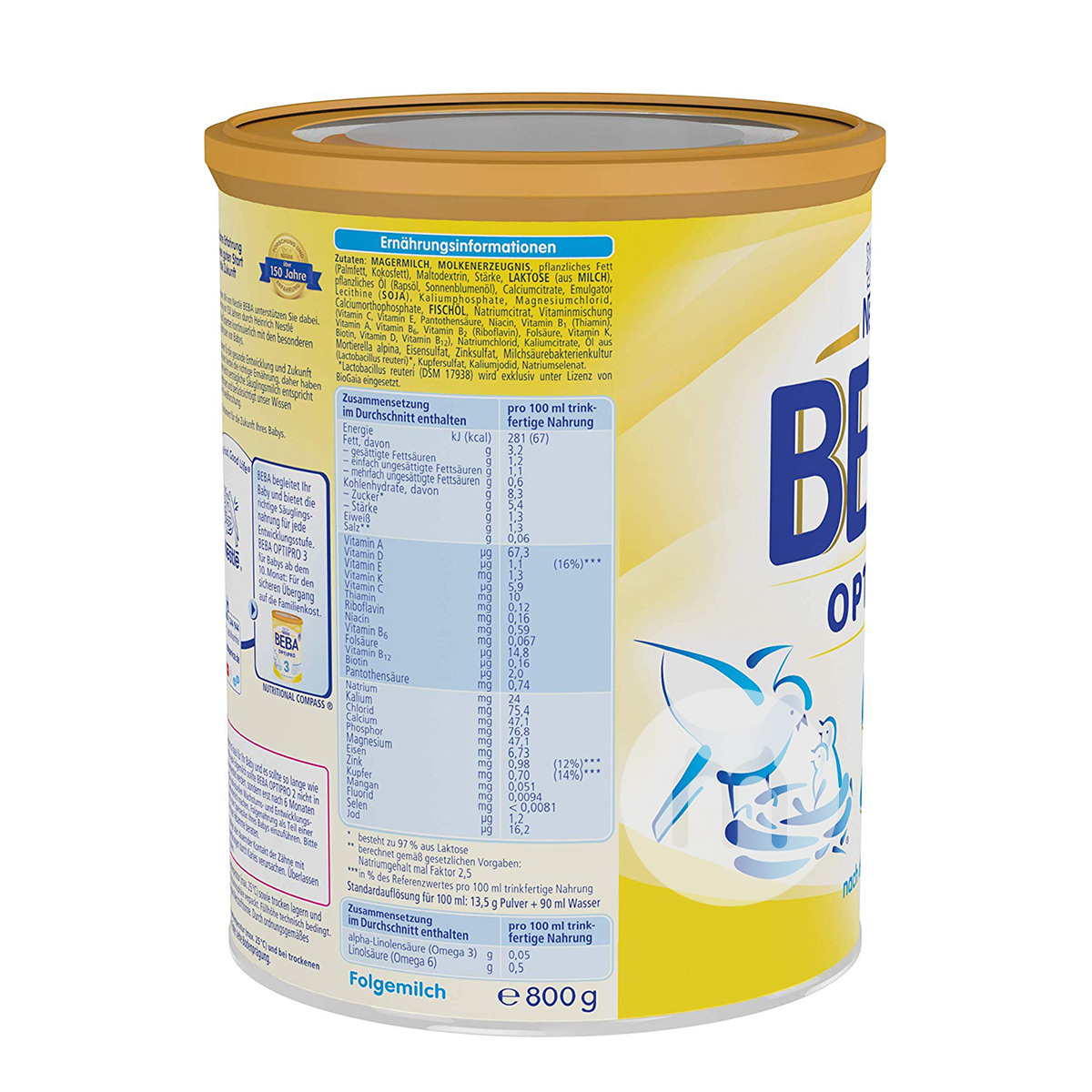 BEBA 독일유아용조제법 2 * 6 해외버전