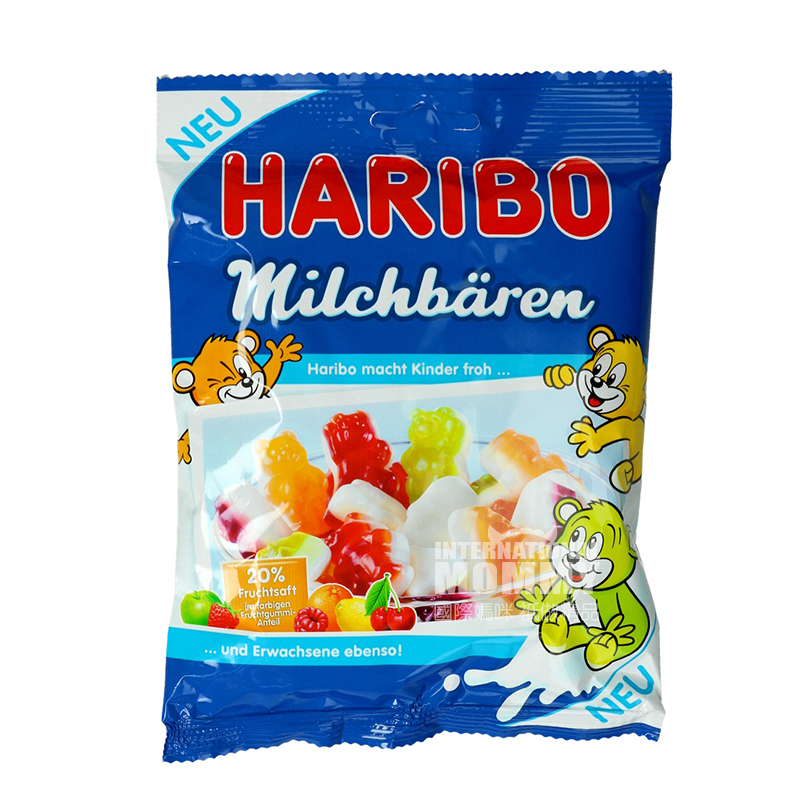 HARIBO 독일과일우유곰 175g 해외버전