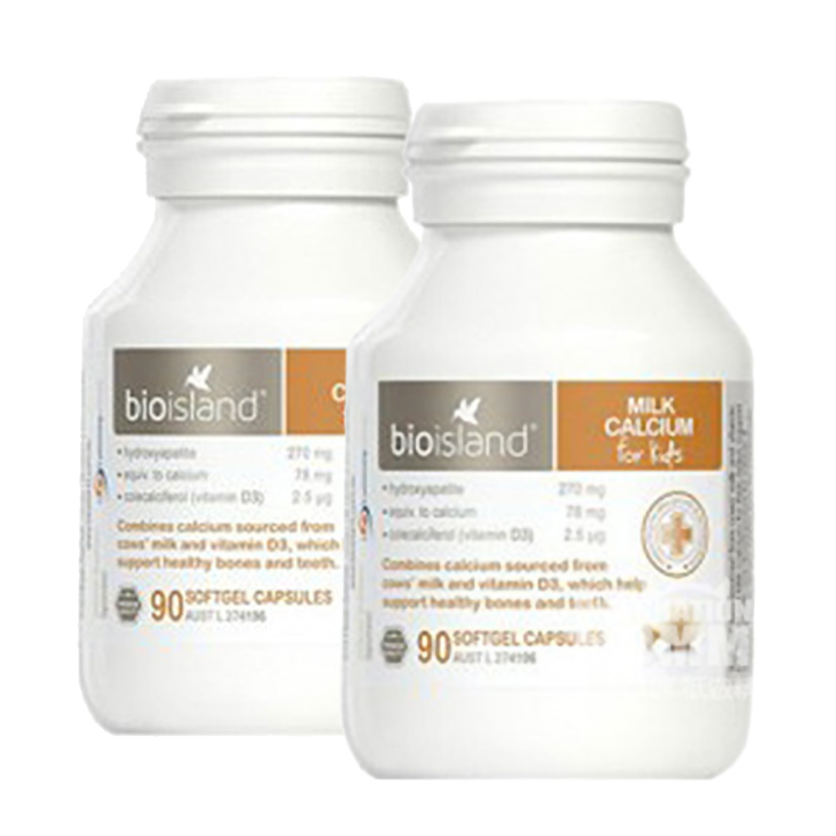 [2 가격] Bioisland 호주바이오섬키즈칼슘캡슐 90 알해외버전