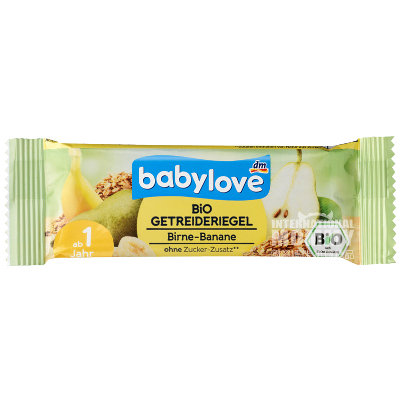 Babylove 독일유기농시리얼및과일바 * 10 해외버전