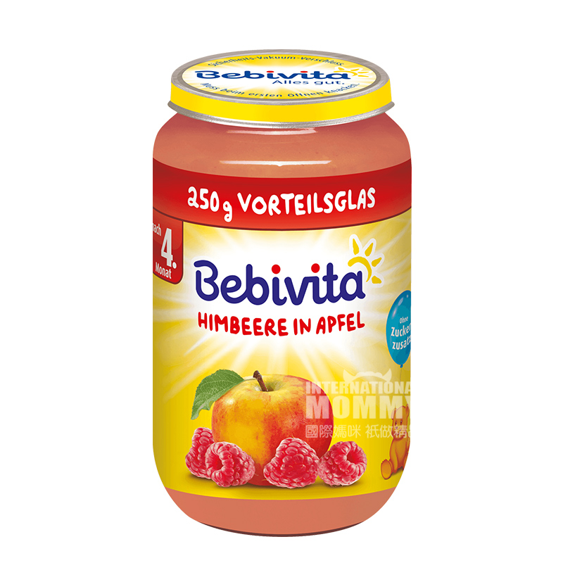 Bebivita 독일산라즈베리사과퓨레해외버전 4 개월이상