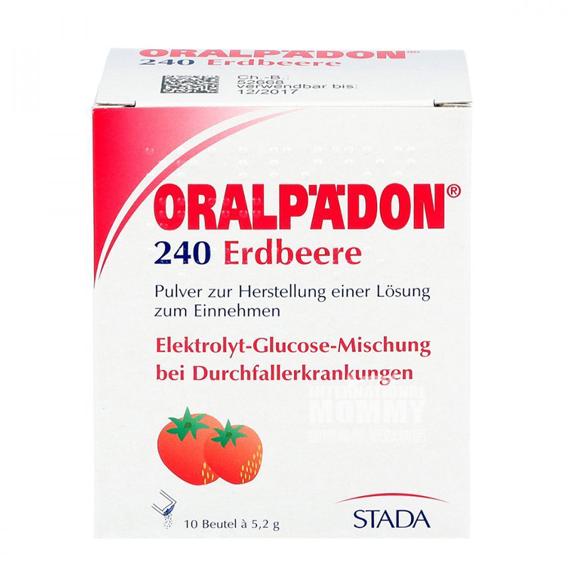ORALPAEDON 독일 ORALPAEDON 유아및아기설사특수전해질물딸기맛해외버전