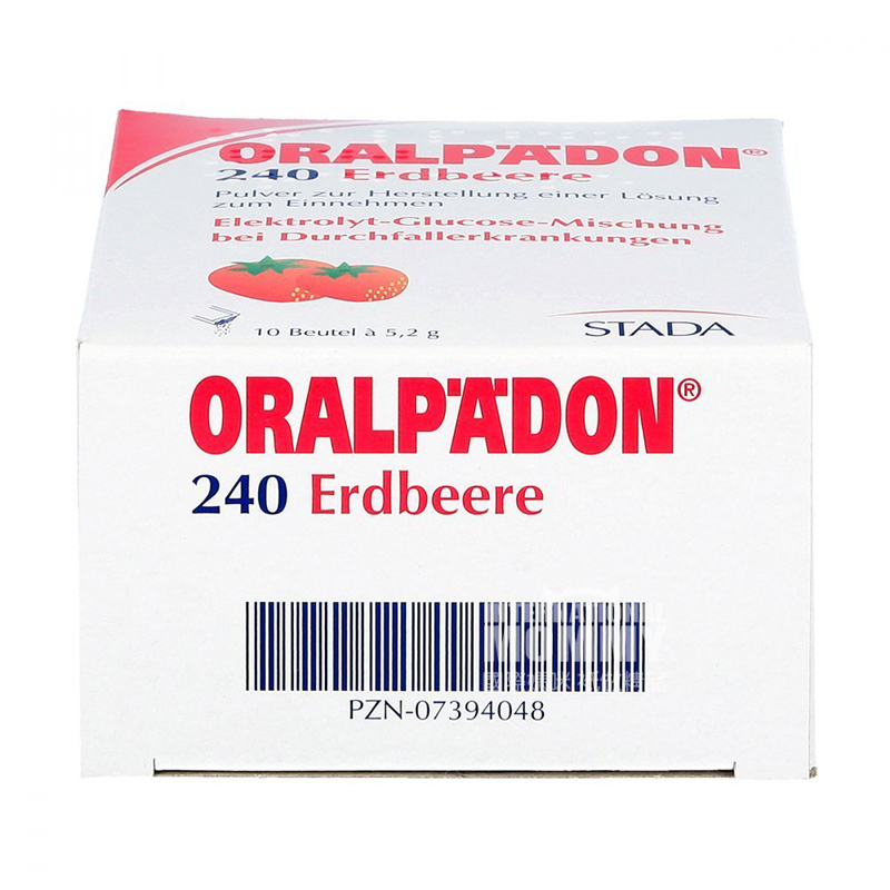 [2 종] ORALPAEDON 독일 ORALPAEDON 아기유아설사특수전해질물딸기맛해외판