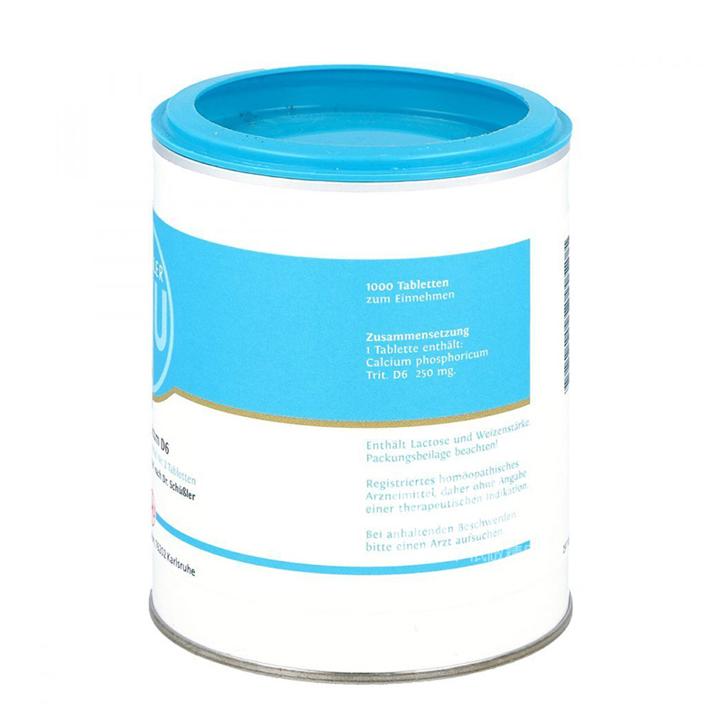 DHU 독일 DHU 인산칼슘 D6 No. 2 유아아동성인칼슘 1000 정제해외버전