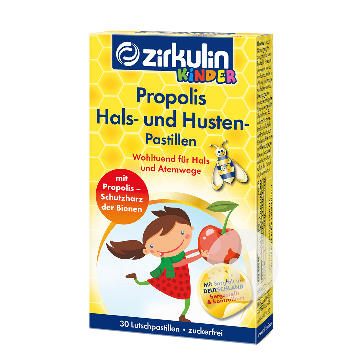 Zirkulin 독일 Zirkulin 자연프로폴리스어린이기침마름모꼴마름모꼴해외버전