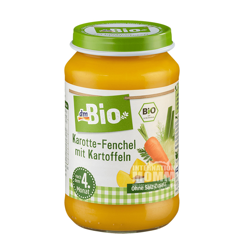 [4 조각] DmBio 독일 DmBio 유기농당근감자회향 4 개월이상해외버전