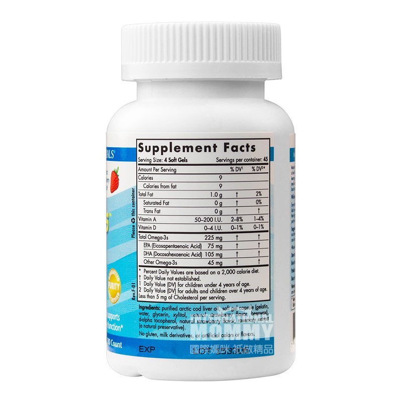 NORDIC NATURALS 미국어린이 DHA 대구생선기름해외버전