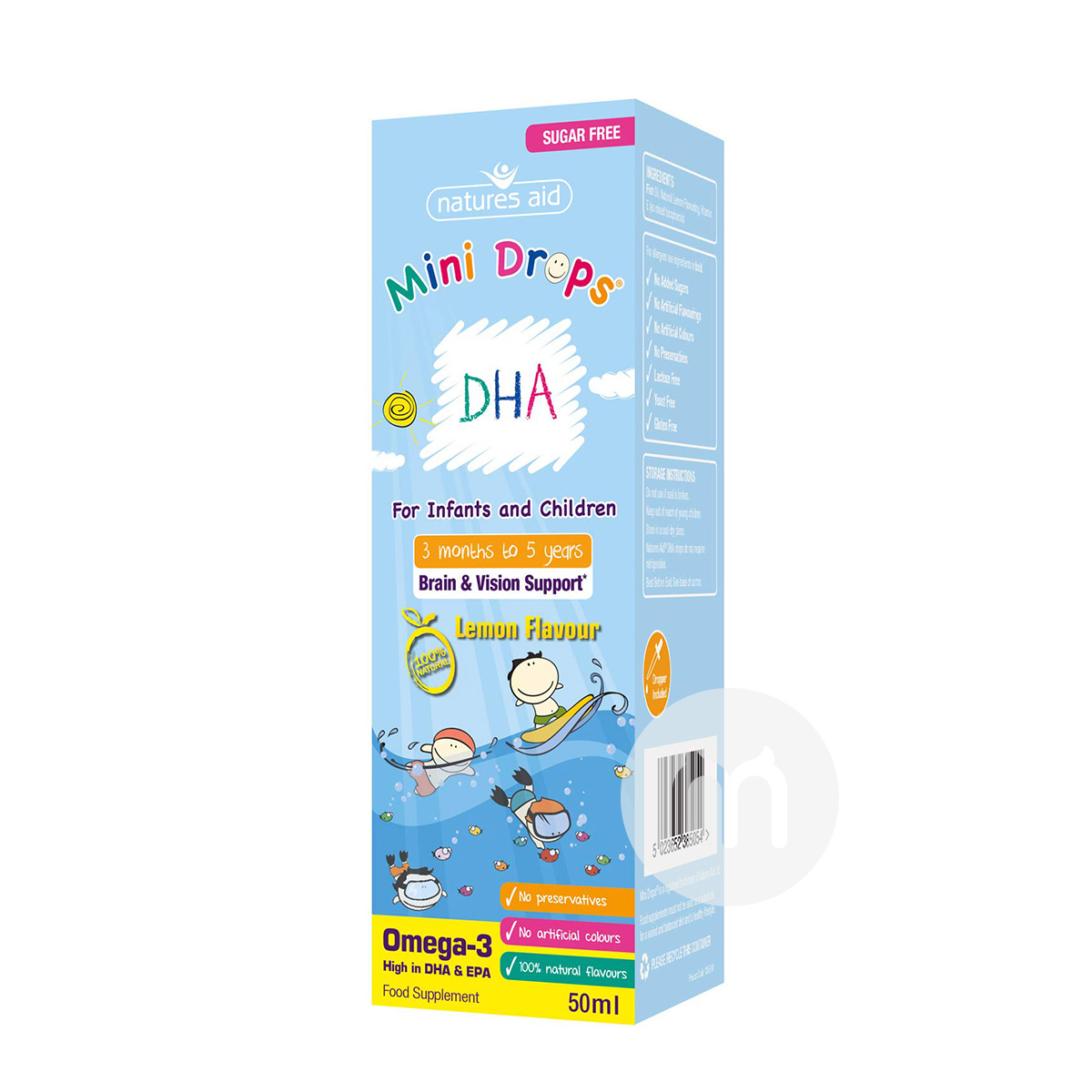 Natures Aid 영국본성원조 DHA 방울생선기름방울해외버전