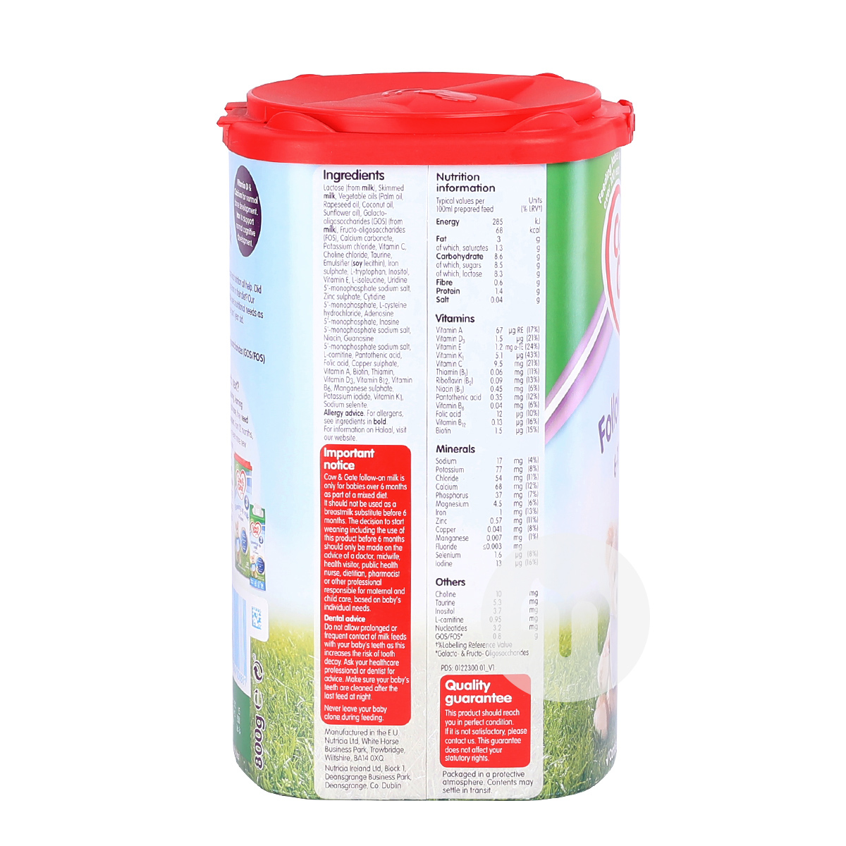 Cow & Gate 영국분유 2 단계 * 8 캔해외판