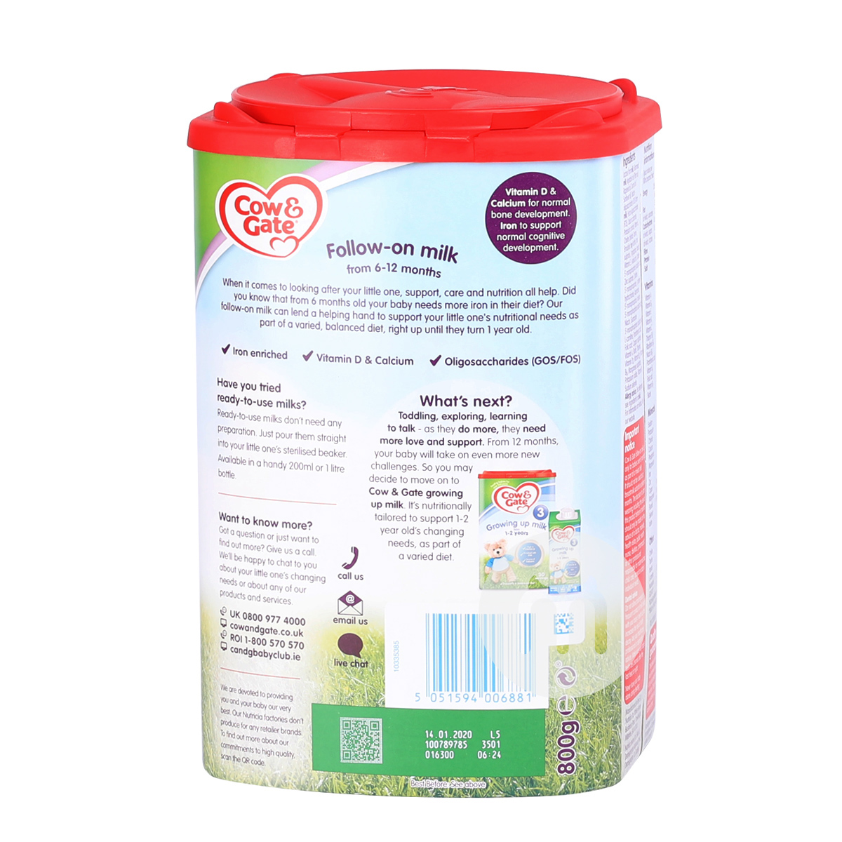 Cow & Gate 영국분유 2 단계 * 8 캔해외판