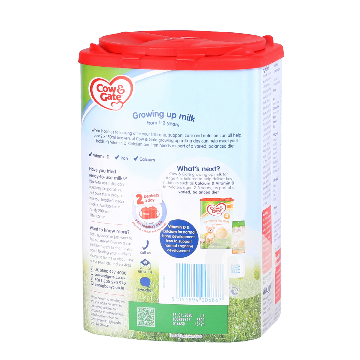 Cow & Gate 영국분유 3 단계 * 8 캔해외판