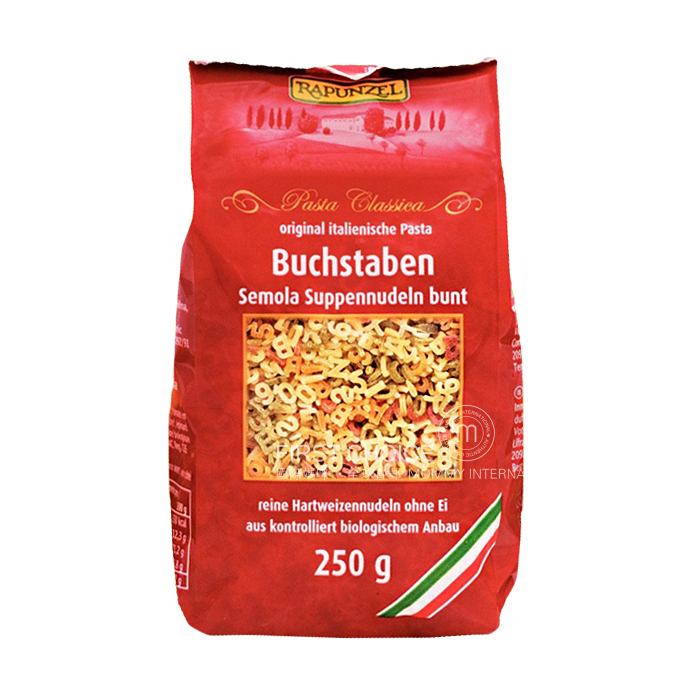 [2 개] RAPUNZEL 독일야채알파벳국수 + 통밀디지털알파벳국수해외버전