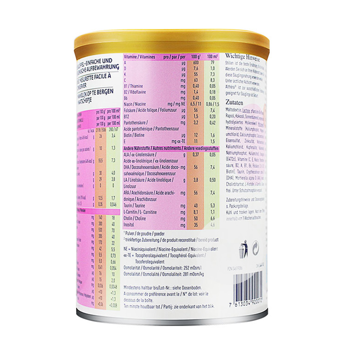 Nestle 네덜란드는심하게가수분해된유아저자극성우유분말 * 6 캔