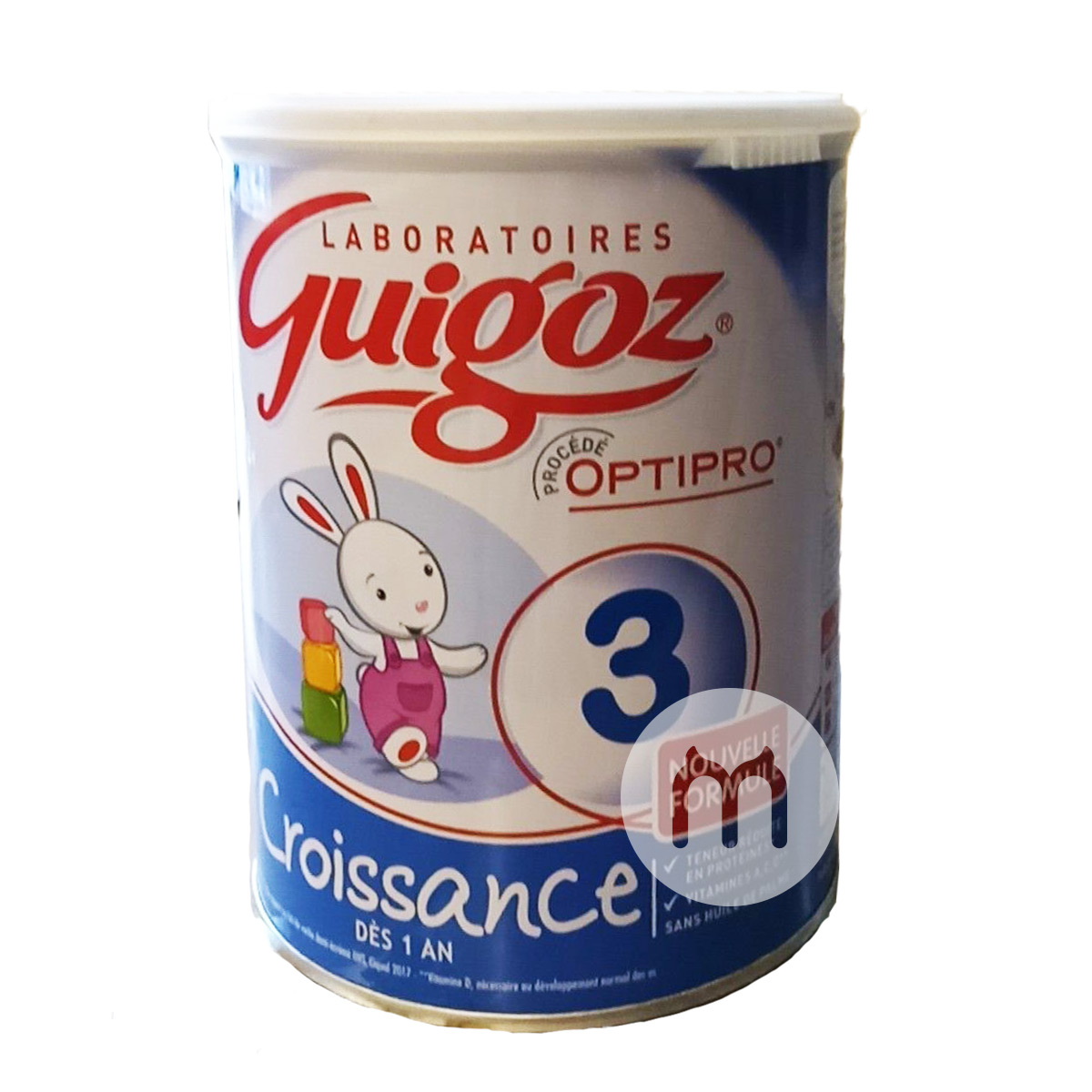 Guigoz 프렌치분유 3 단계분유 900g * 6 캔해외판