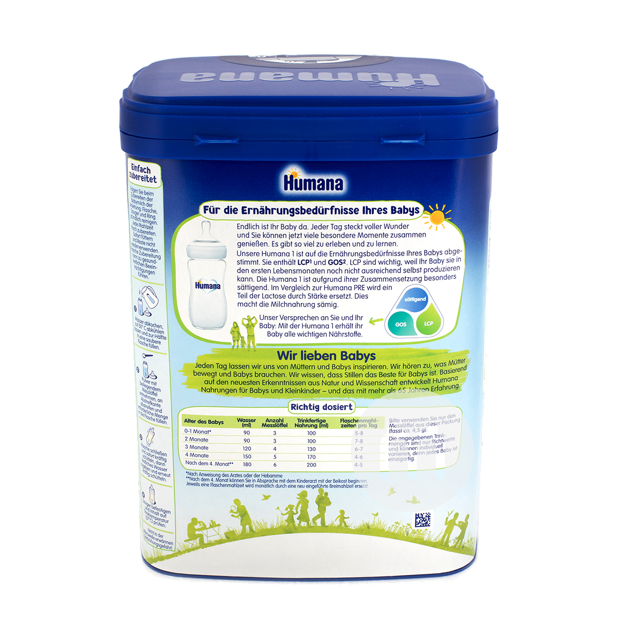 Humana 독일유아용분유 1 단계 * 4 상자해외판