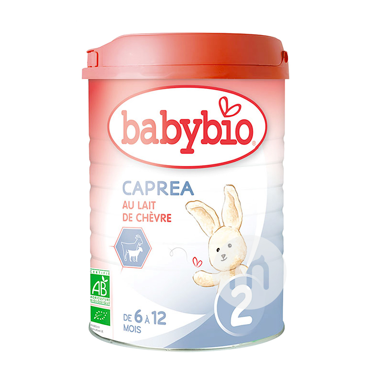Babybio아기염소우유분말 900g * 6 캔의 2 단계프랑스어버전