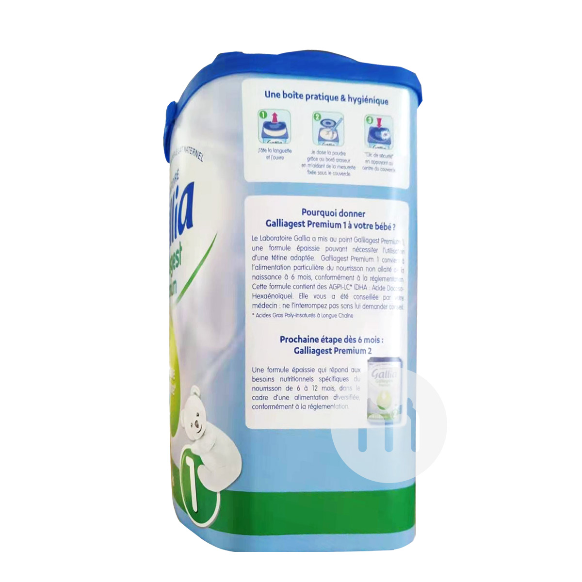 Gallia 프랑스어소화기분유 1 단계 900g * 6 캔프랑스어버전