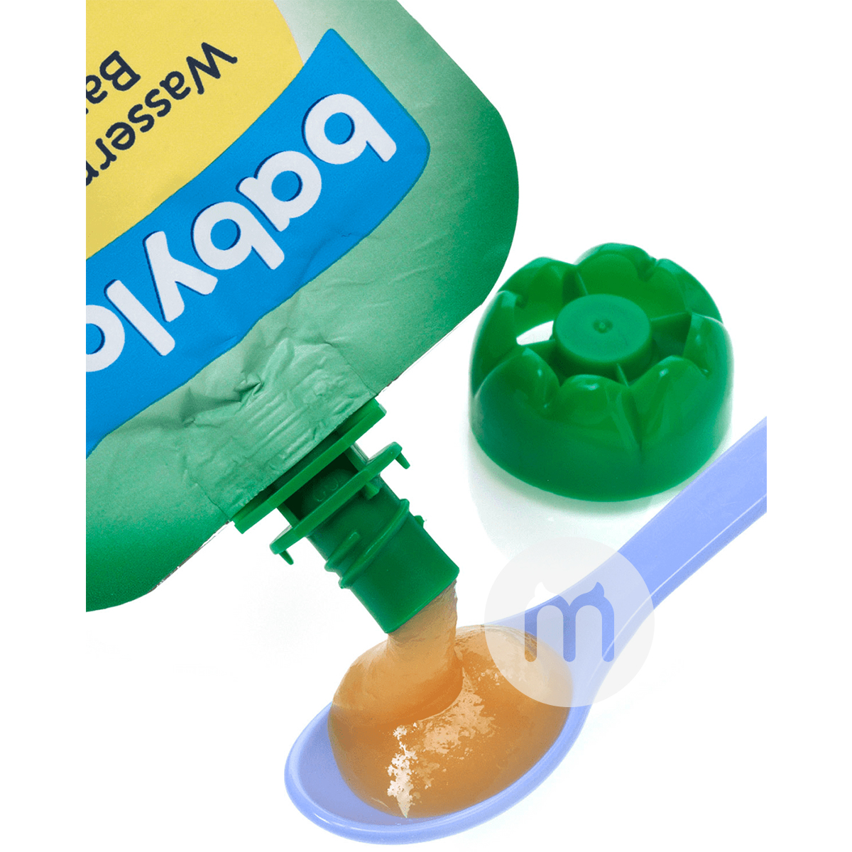 Babylove 독일유기농사과수박바나나퓨레 1 세이상 * 6 해외버전