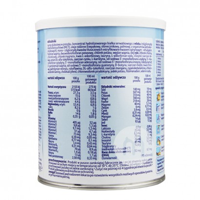 Bebilon Polish 깊은가수분해유당이없는유아용분유 450g * 12 캔폴란드어버전