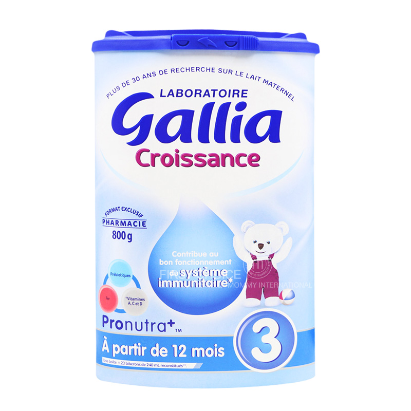 Gallia 프랑스표준레시피분유 3 단 800 g * 6 통해외판