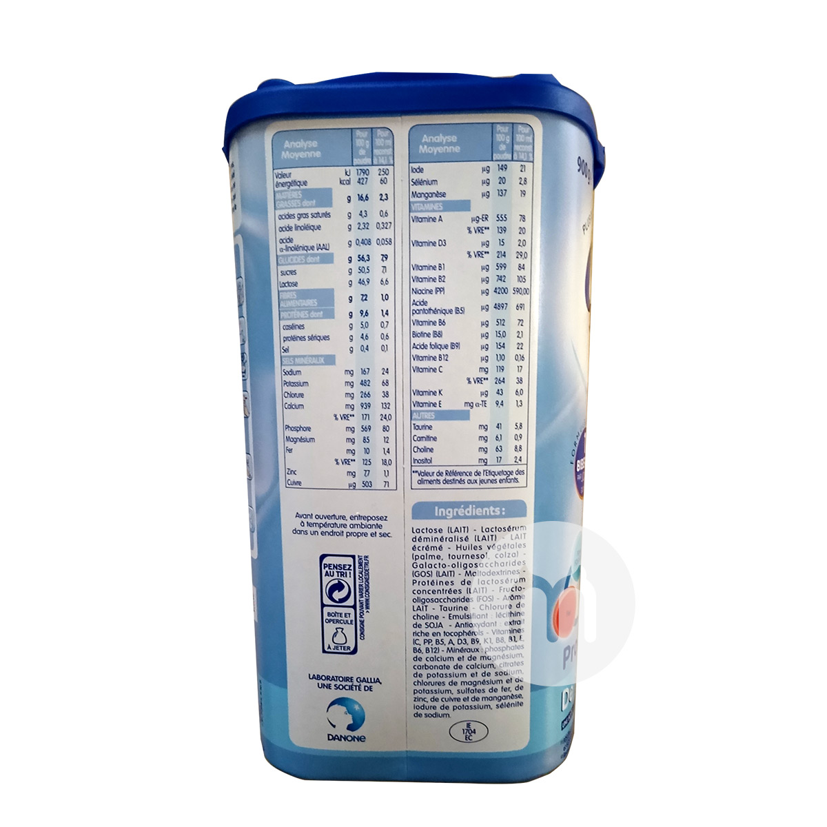 Gallia 프랑스어표준분유 4 단계 * 6 박스해외버전