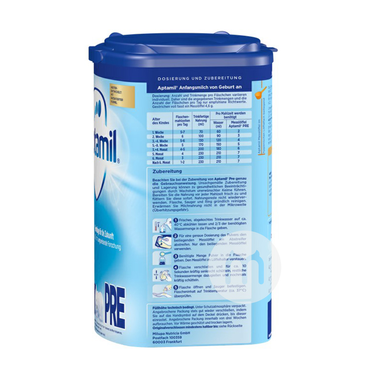 Aptamil 독일분유사전섹션 * 6 캔해외판