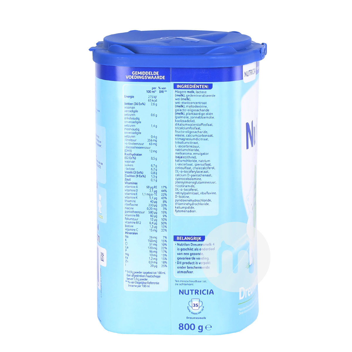 Nutrilon Dutch 분유 4 단계 * 6 캔해외버전