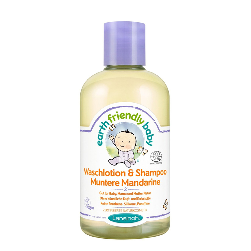 Lansinoh 유기농감귤유기농베이비샴푸및 Bath 2-in-1 해외버전