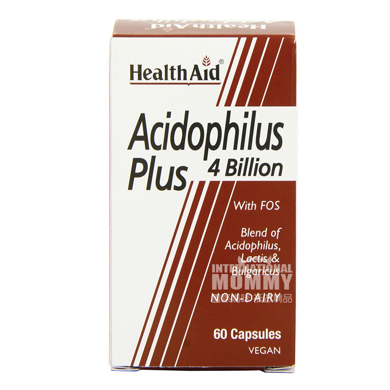 HealthAid 영국에서유산균 (40 억) 채식캡슐해외버전업그레이드