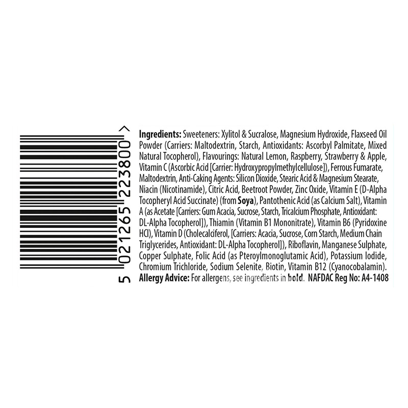Vitabiotics 영국어린이종합비타민 4-12 세해외판