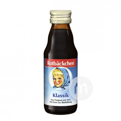 [4 개] Rotbackchen 독일유아철분보충제비타민 C 보충제 125ml 해외판