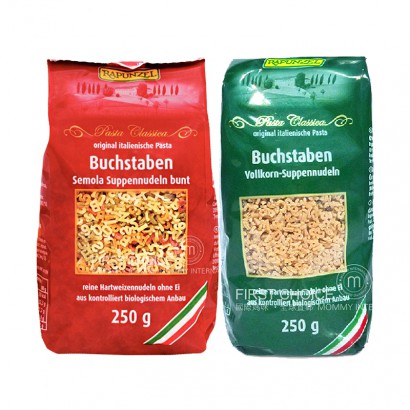 [2 개] RAPUNZEL 독일야채알파벳국수 + 통밀디지털알파벳...