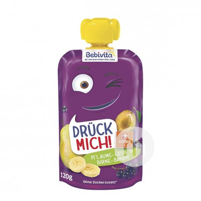 Bebivita 12 개월이상독일배바나나자두검은건포도진흙흡입및음...