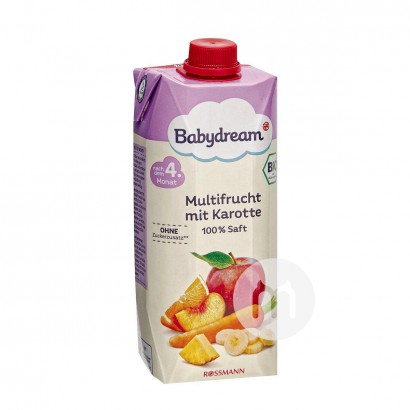 Babydream 독일유기농버라이어티과일당근주스 500ml 해외...