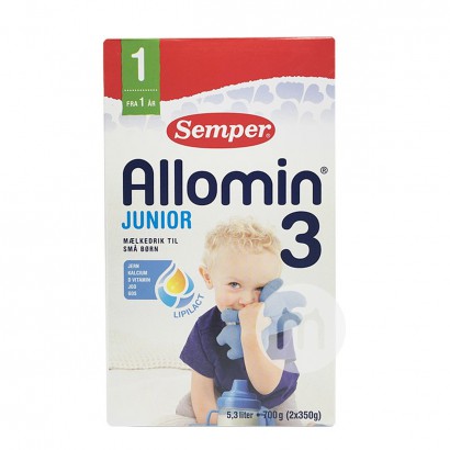 Semper덴마크유아용분유 3 단 700g * 6 박스덴마크어버...