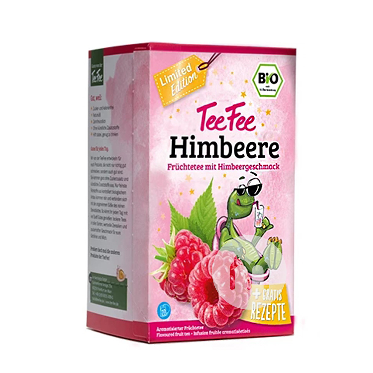 TeeFee 유아및어린이를위한독일식 TeeFee 유기농라즈베리과일차 * 2 해외버전