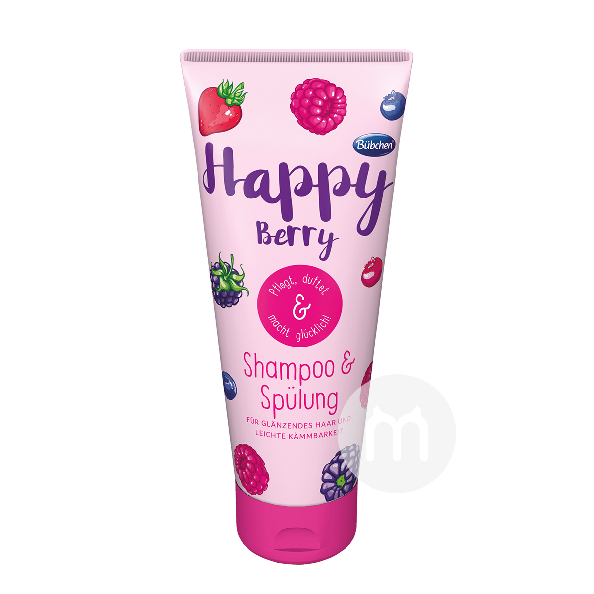 Bubchen 독일어린이해피베리샴푸및헤어케어콤보해외버전