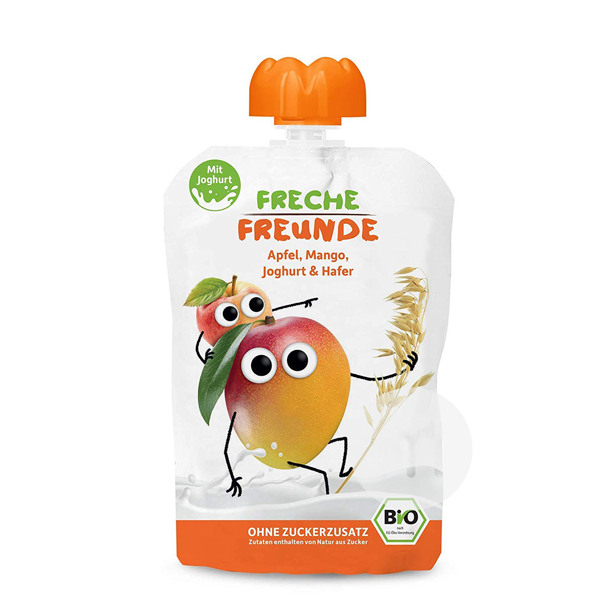 Erdbar 독일유기농어린이퓨레빠는요구르트요구르트시리얼망고맛 * 6 해외판