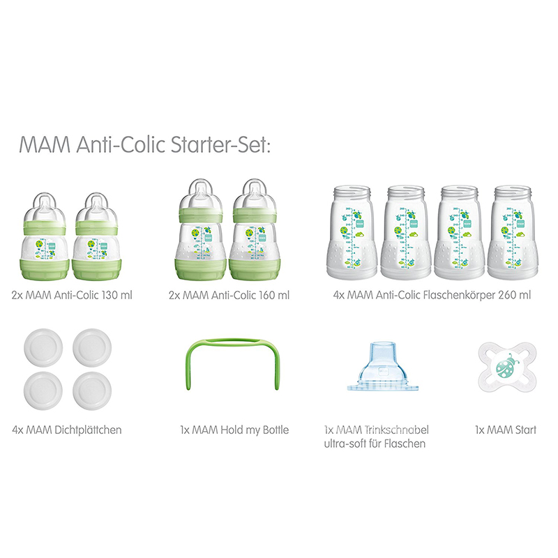 MAM 오스트리아안티헛배문새로운항목젖병 15 조각해외버전