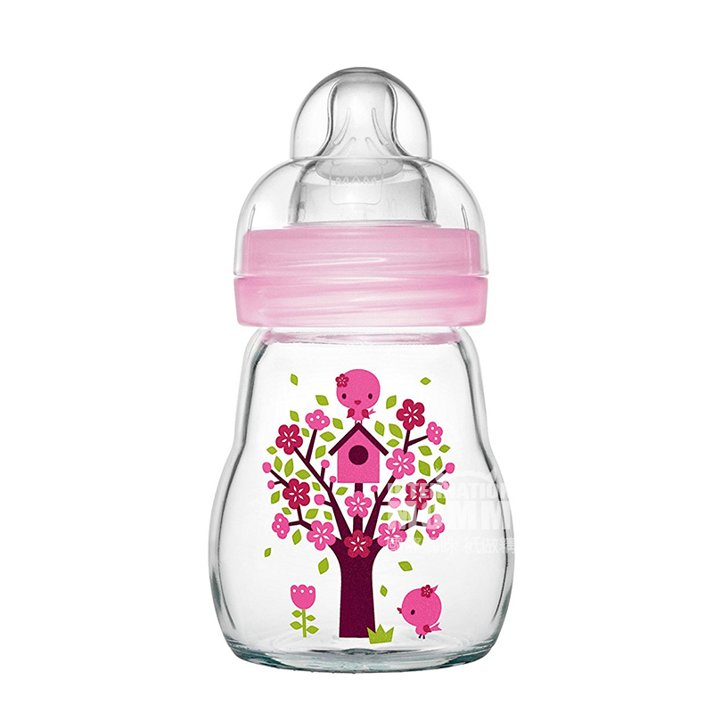 MAM 오스트리아크리스탈색온도유리병 170ml 0-3 개월해외버전