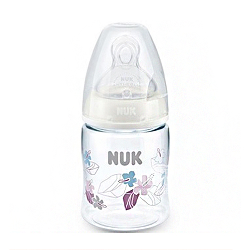NUK 독일 NUK 넓은입실리콘젖꼭지 PA 플라스틱우유병 150ml 0-6 개월해외버전