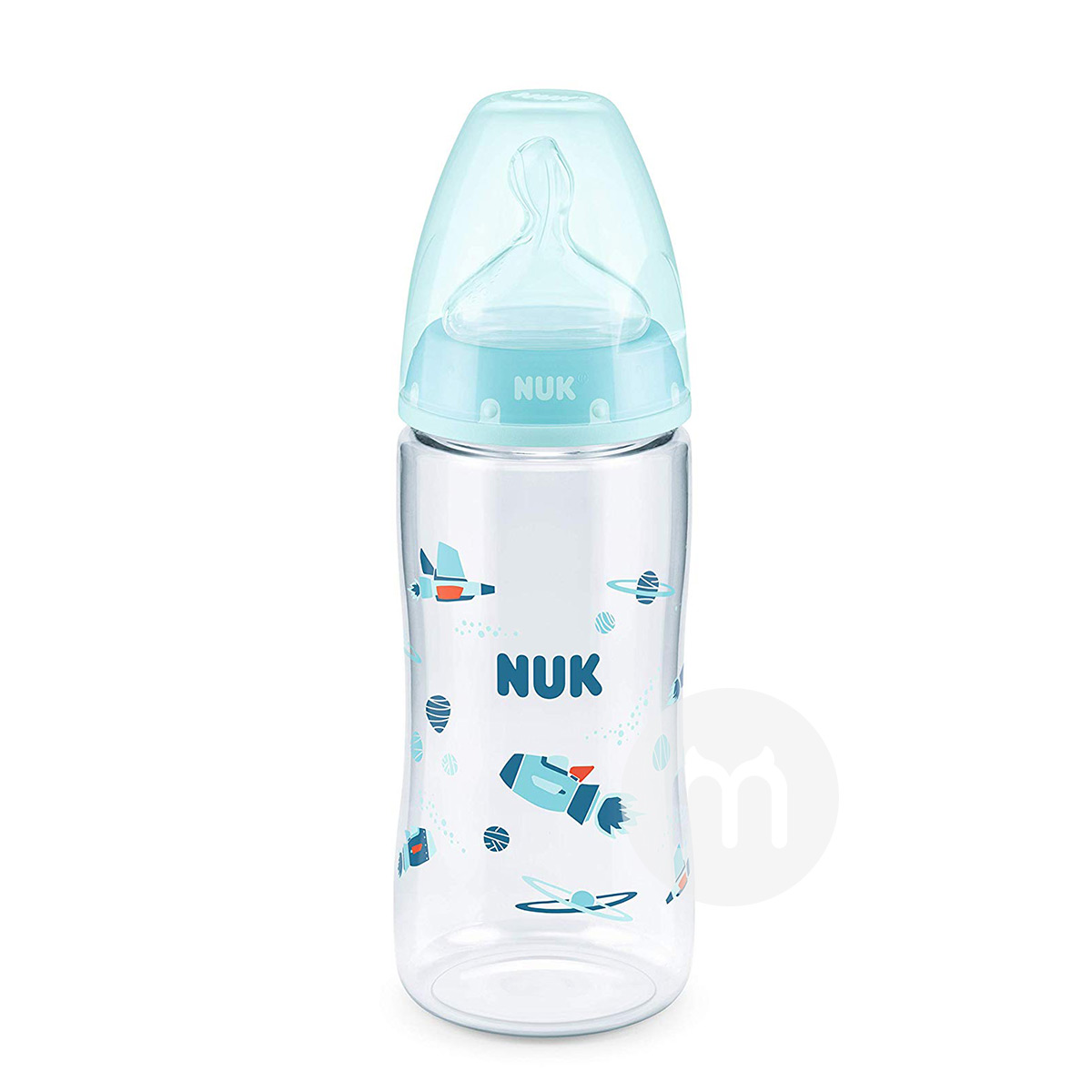 NUK 독일 NUK 넓은입 PA 플라스틱젖병 300ml 6-18 개월해외버전