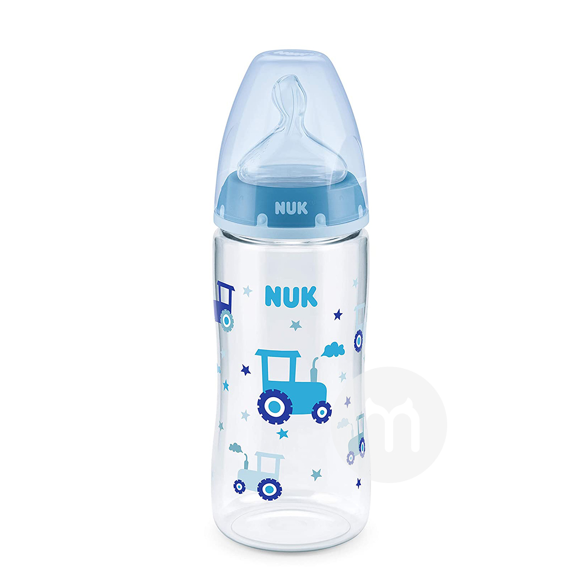 NUK 독일 NUK 넓은입 PA 플라스틱젖병 300ml 6-18 개월해외버전