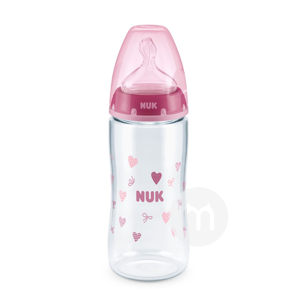 NUK 독일 NUK 넓은입 PA 플라스틱젖병 300ml 6-18 개월해외버전