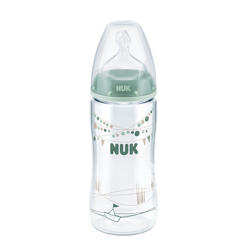 NUK 독일 NUK 넓은입 PA 플라스틱젖병 300ml 6-18 개월해외버전