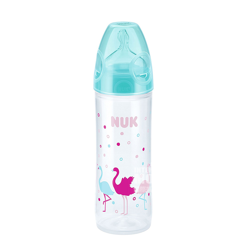 NUK 독일 NUK 넓은입 PP 플라스틱젖병 250ml 6-18 개월해외버전