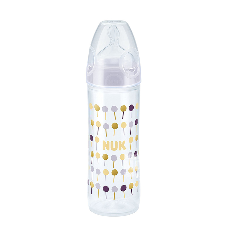NUK 독일 NUK 넓은입 PP 플라스틱젖병 250ml 6-18 개월해외버전
